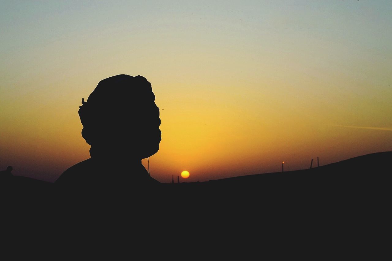 SILHOUETTE OF TREES AT SUNSET