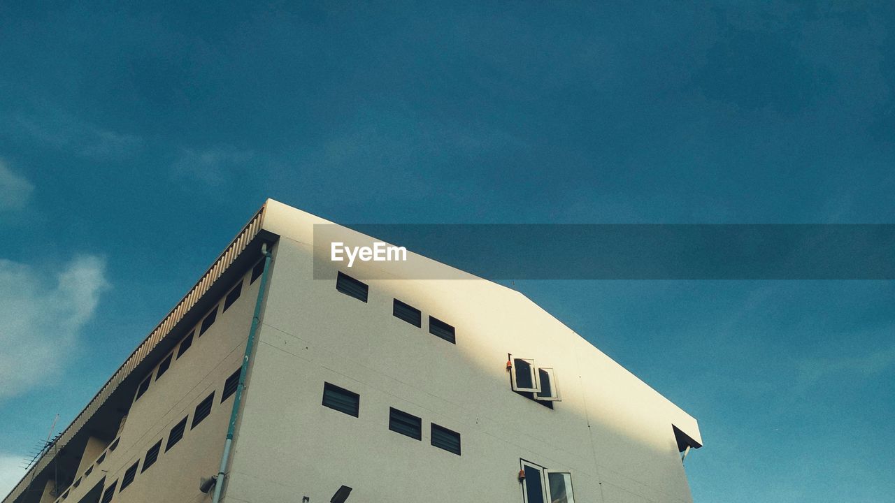 Low angle view of building against sky