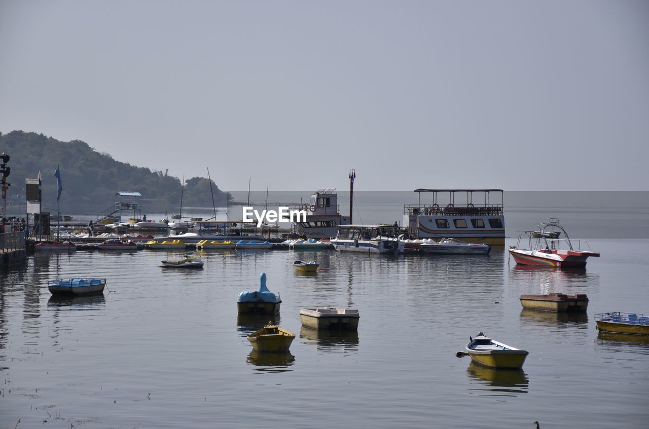 Boating point at lake view, bhopal, madhya pradesh, india