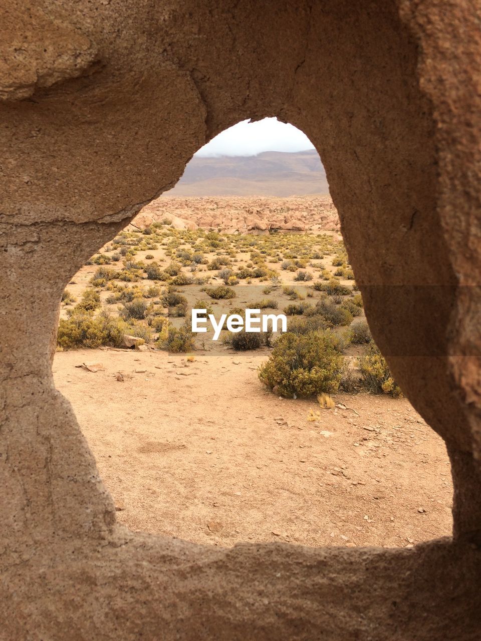 Rock formations in a desert