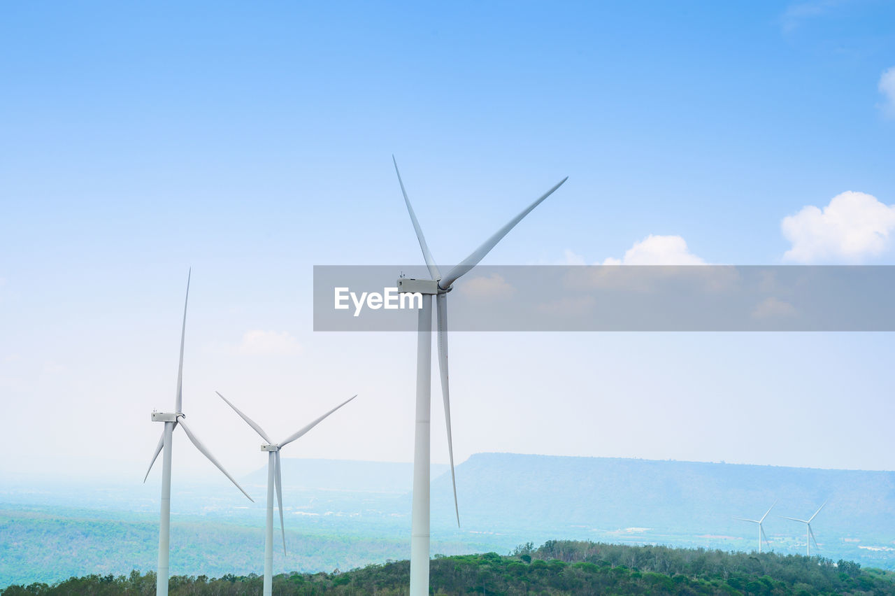 WIND TURBINES ON LAND