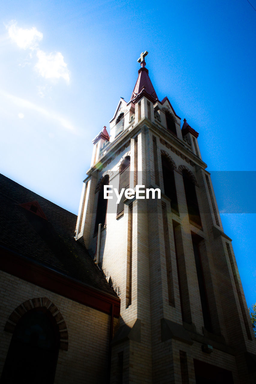 LOW ANGLE VIEW OF CHURCH AGAINST SKY