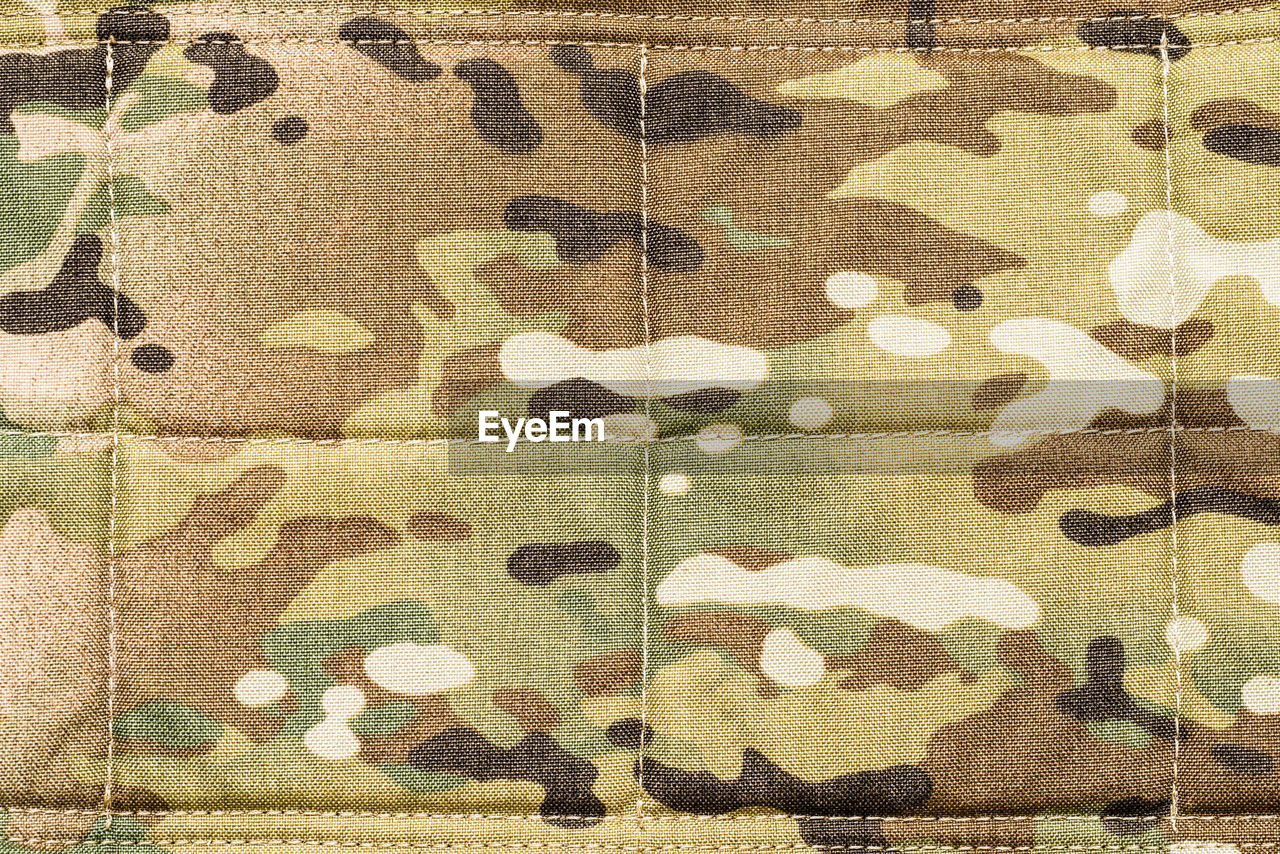 Full frame shot of camouflage fabric