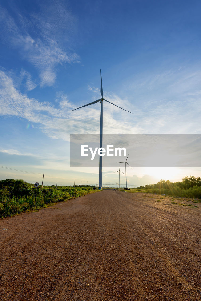 WIND TURBINES ON LAND