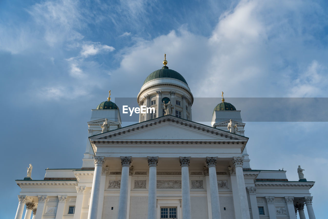 Low angle view of building against sky