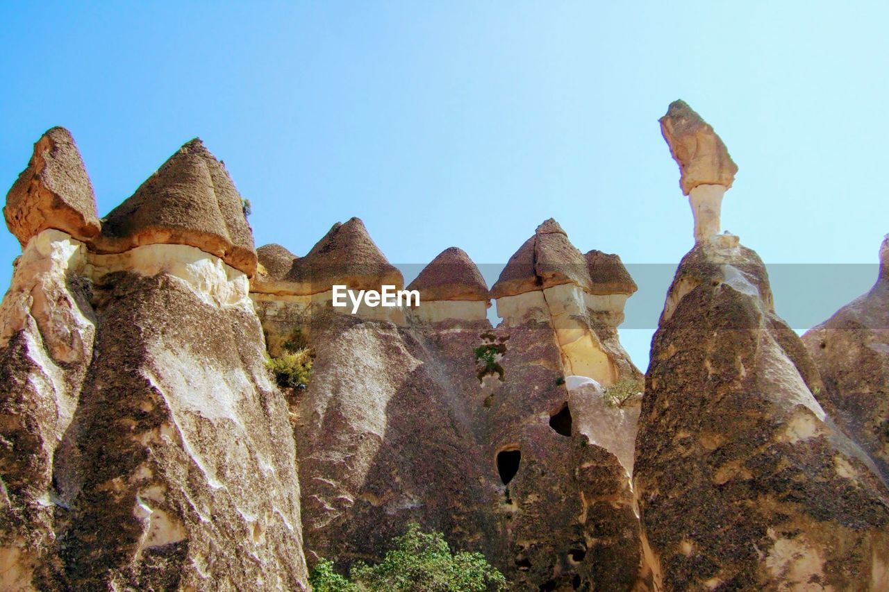 Rock formations against sky