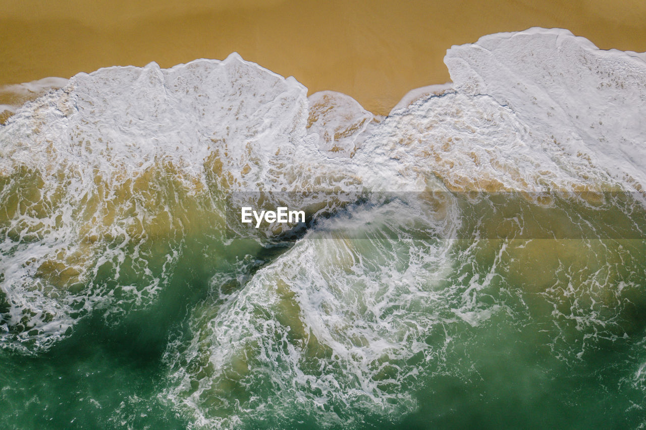 High angle view of beach 