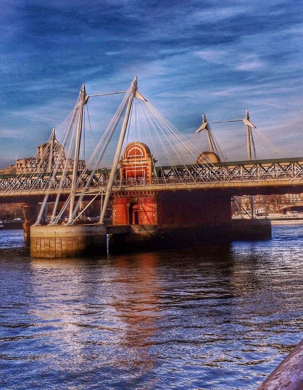 VIEW OF BRIDGE OVER RIVER