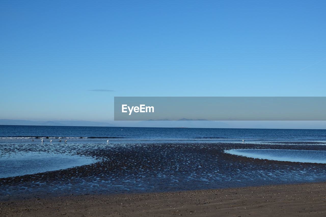 SCENIC VIEW OF SEA AGAINST BLUE SKY