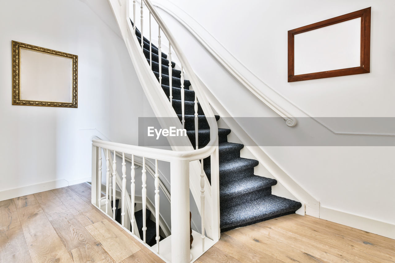 Staircase of building at home