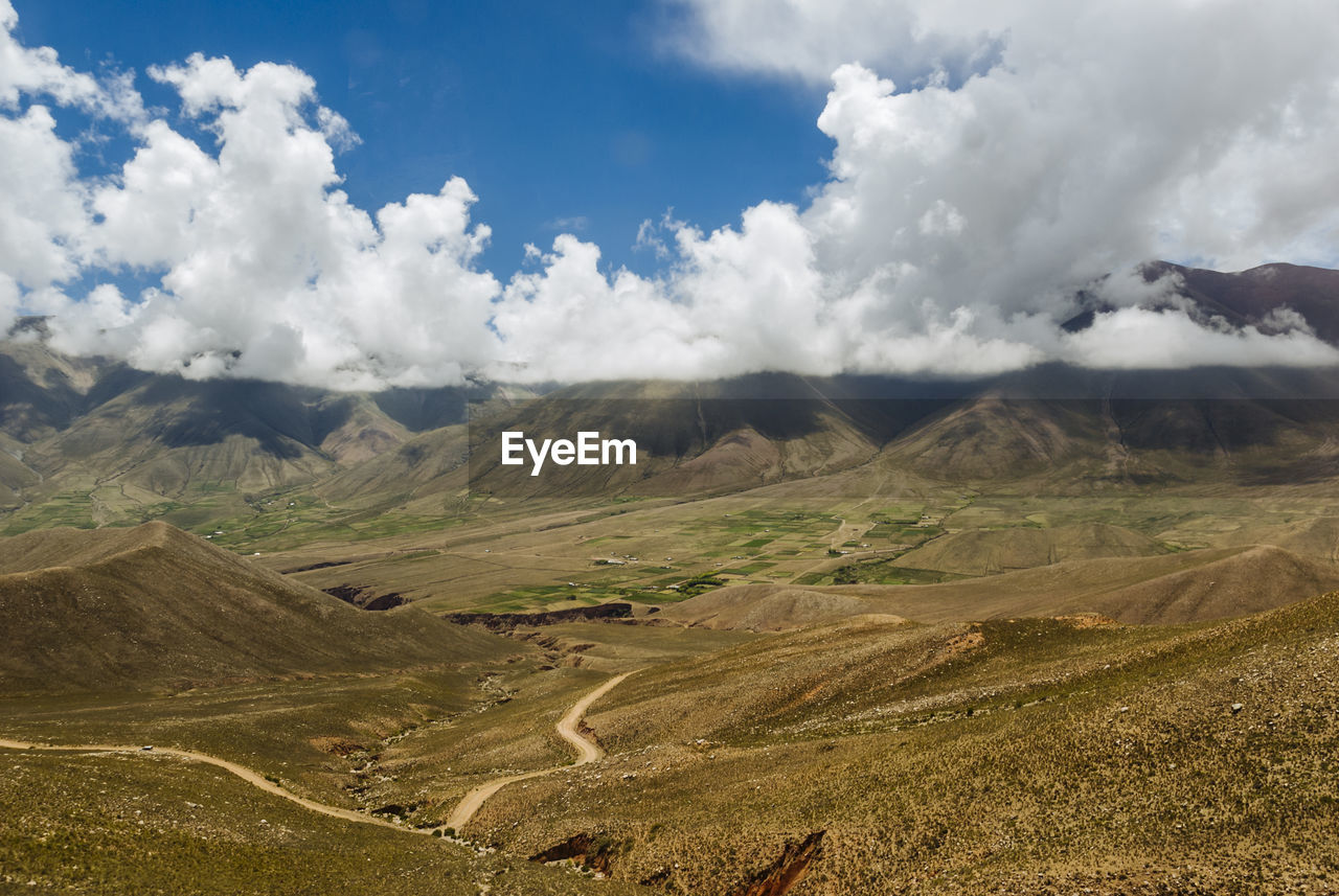 Idyllic shot of landscape against sky