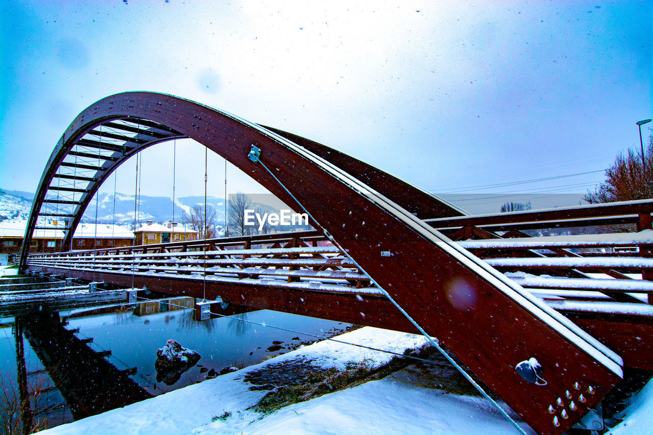 VIEW OF BRIDGE DURING WINTER