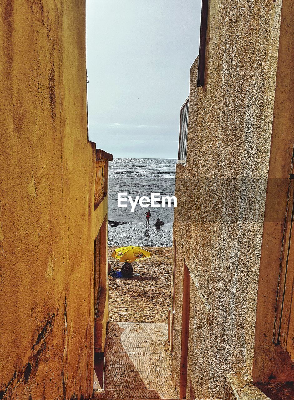 PANORAMIC SHOT OF SEA AGAINST SKY