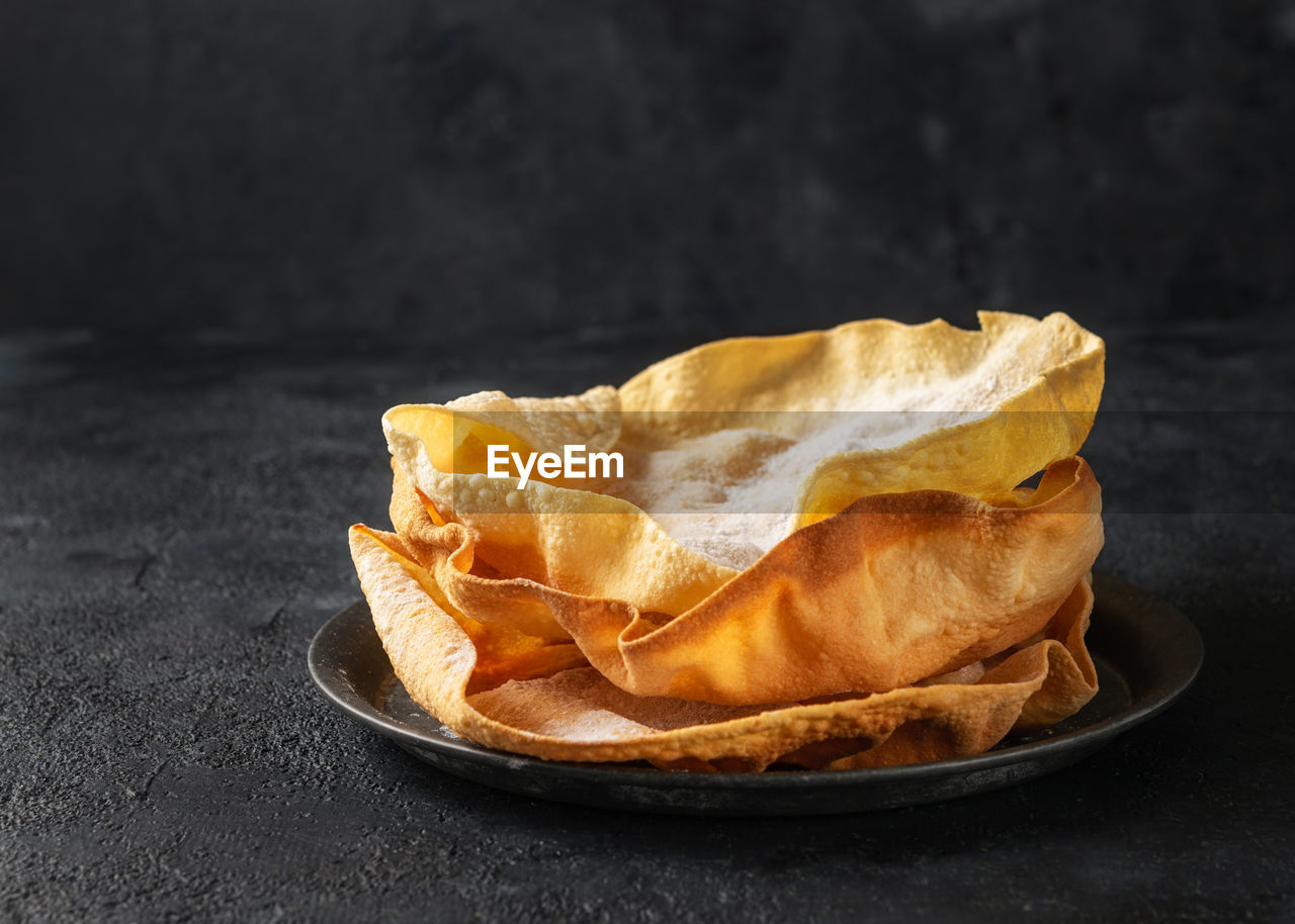 close-up of food in plate