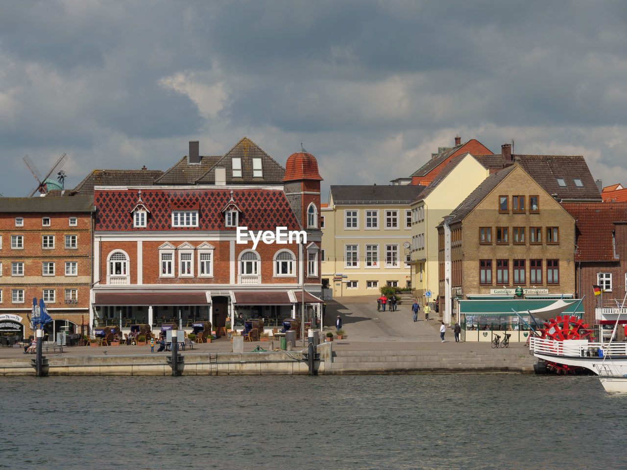 Kappeln at the river schlei