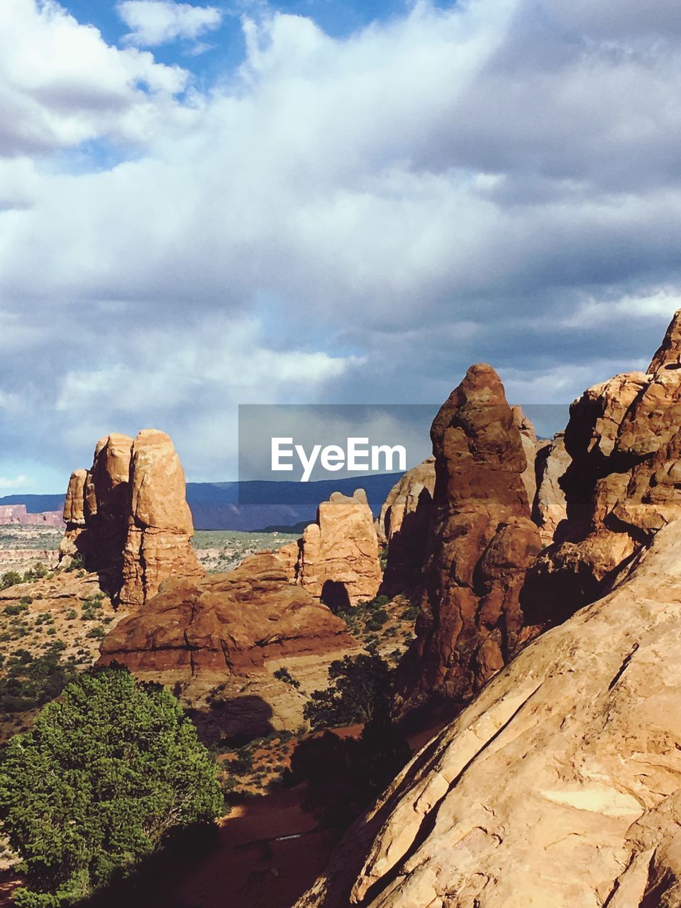 ROCK FORMATION AGAINST SKY