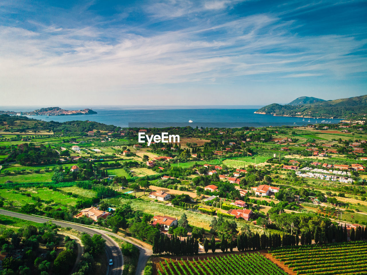 Italian landscape - drone shot