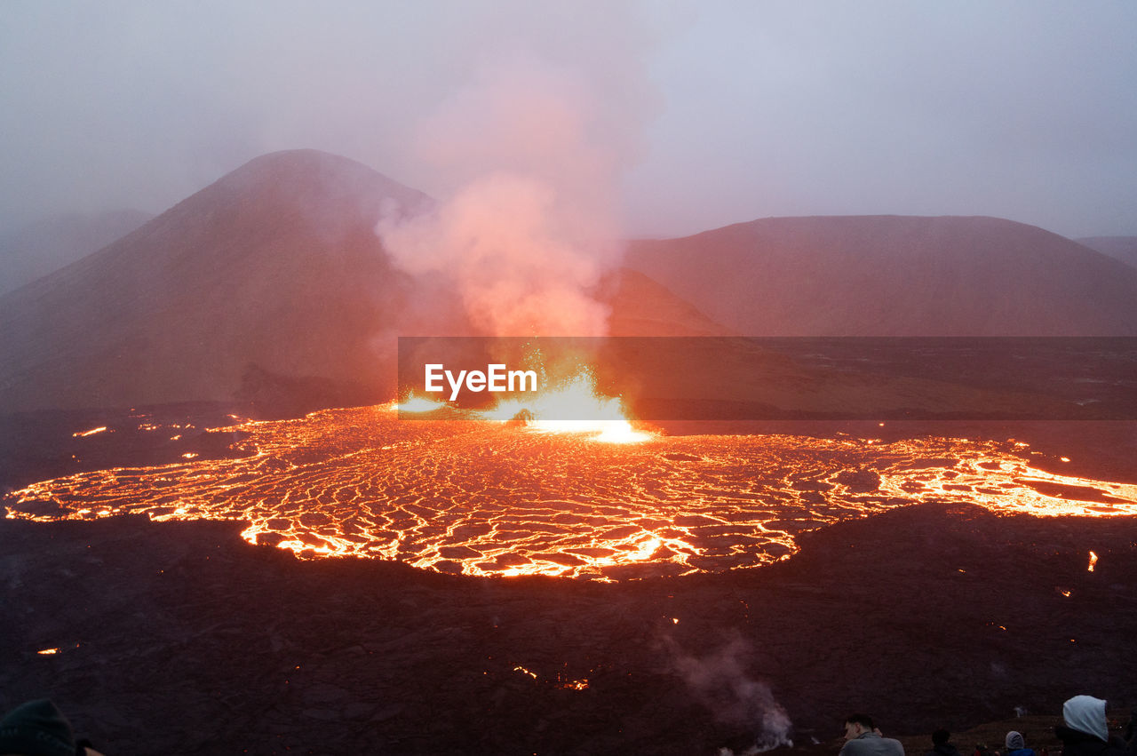 Meradalir eruption of fagradalsfjall volcano in iceland 2022