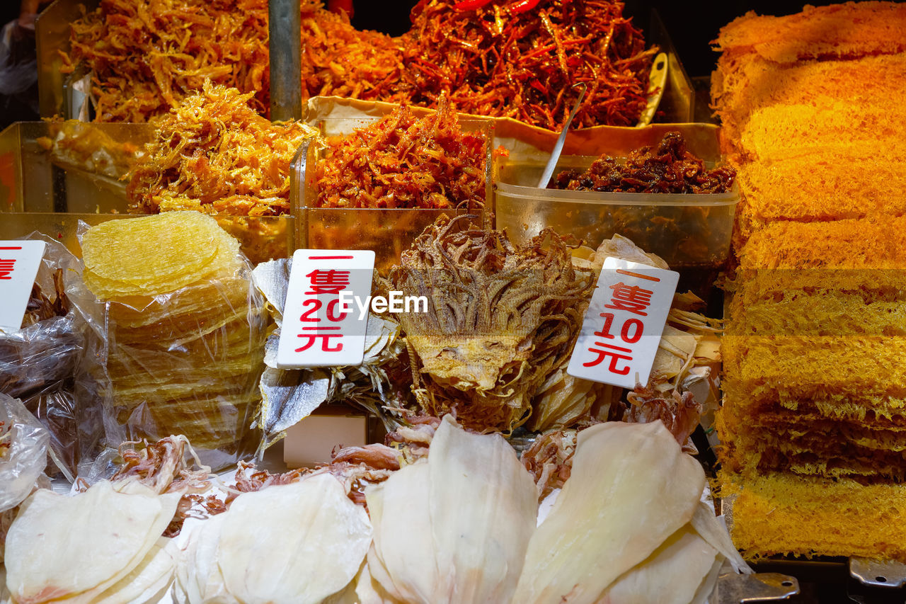 FOOD FOR SALE IN MARKET