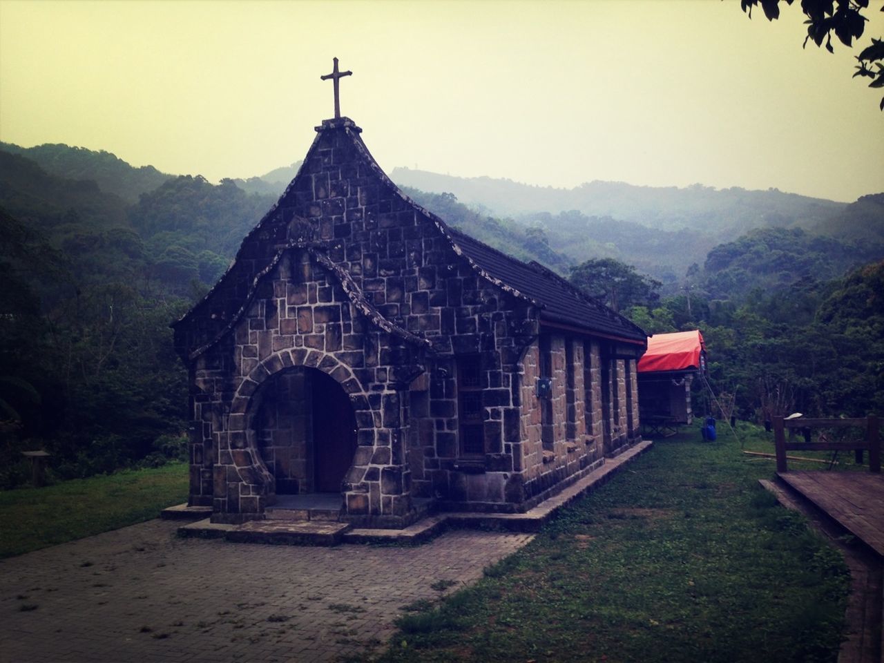 Exterior of old church