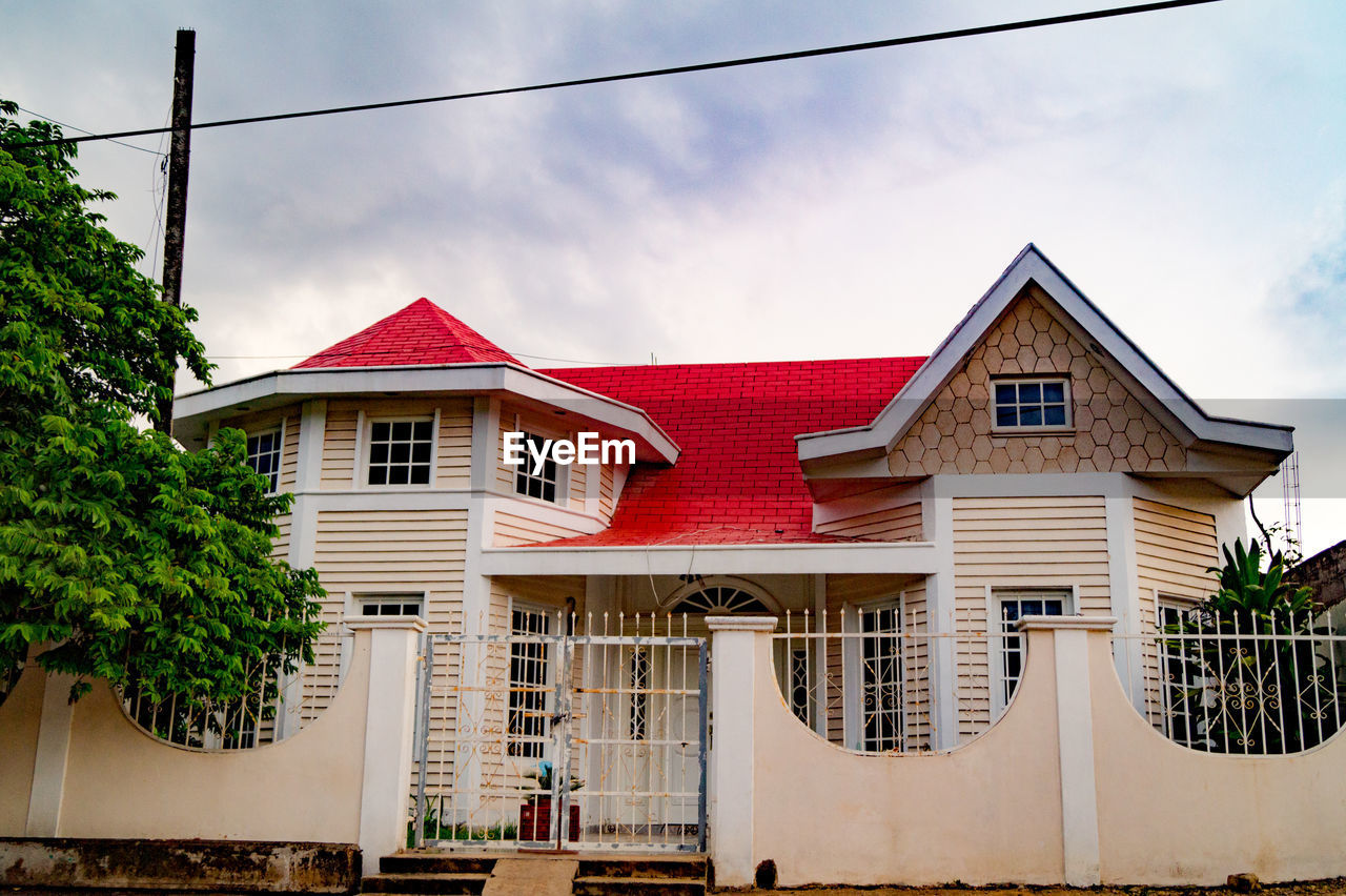 VIEW OF RED HOUSE