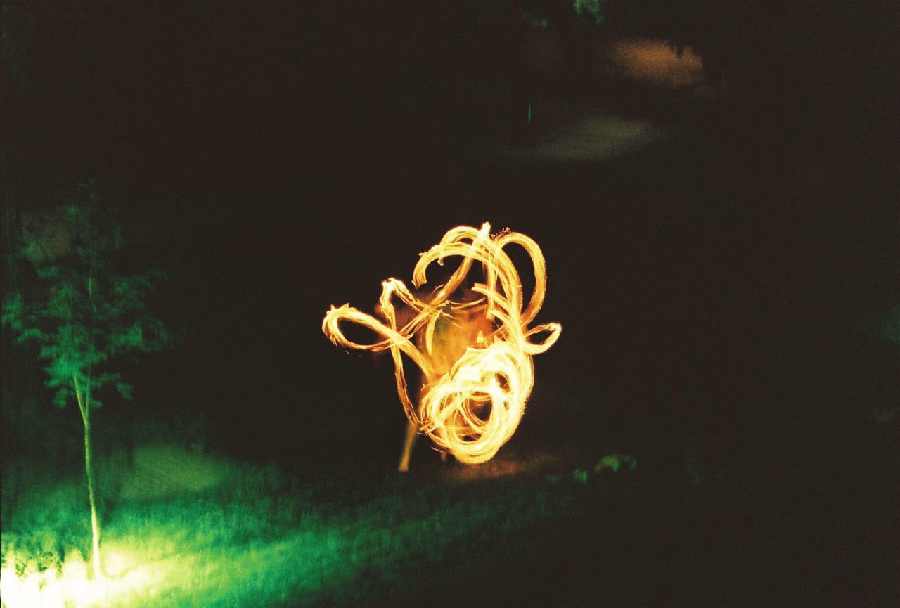 VIEW OF ILLUMINATED TUNNEL