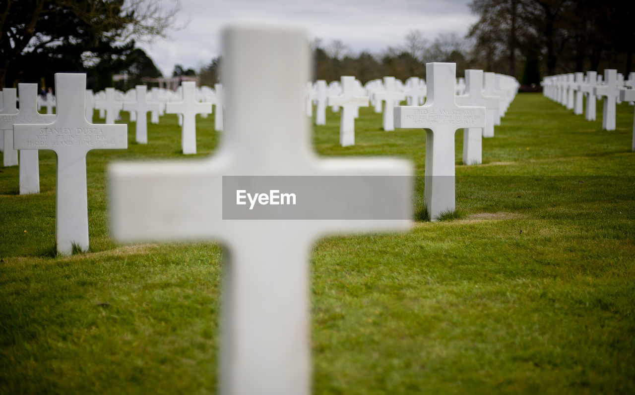 Cross in cemetery