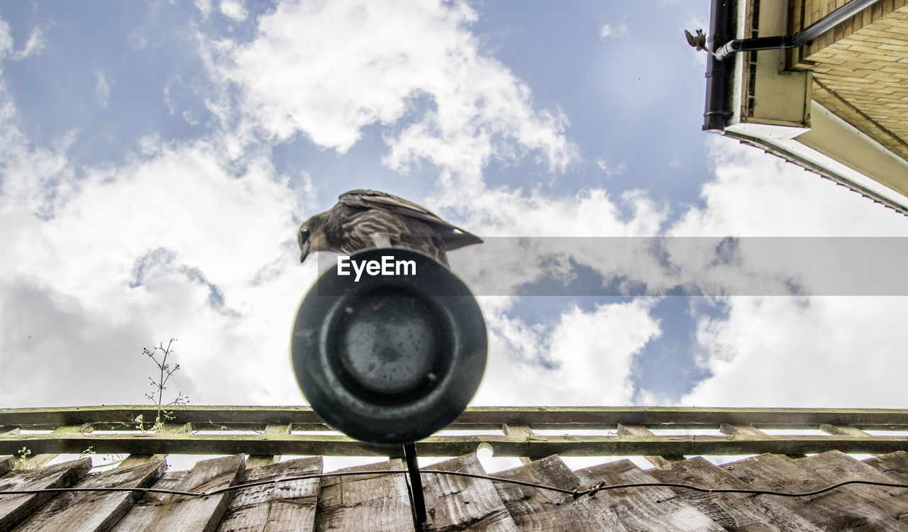 LOW ANGLE VIEW OF LAMP AGAINST SKY