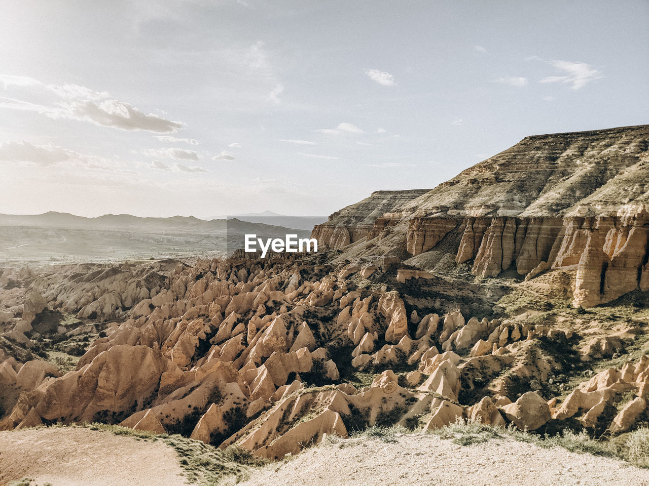 SCENIC VIEW OF ROCK FORMATIONS AGAINST SKY