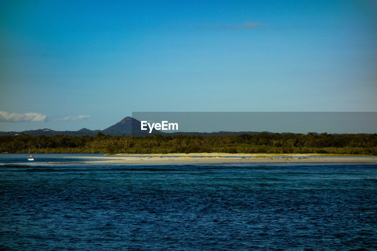 VIEW OF CALM BLUE SEA