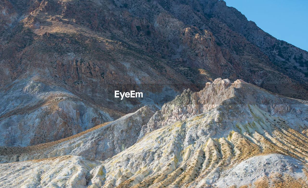 Volcanic crater stefanos in the lakki valley of the island nisyros greece