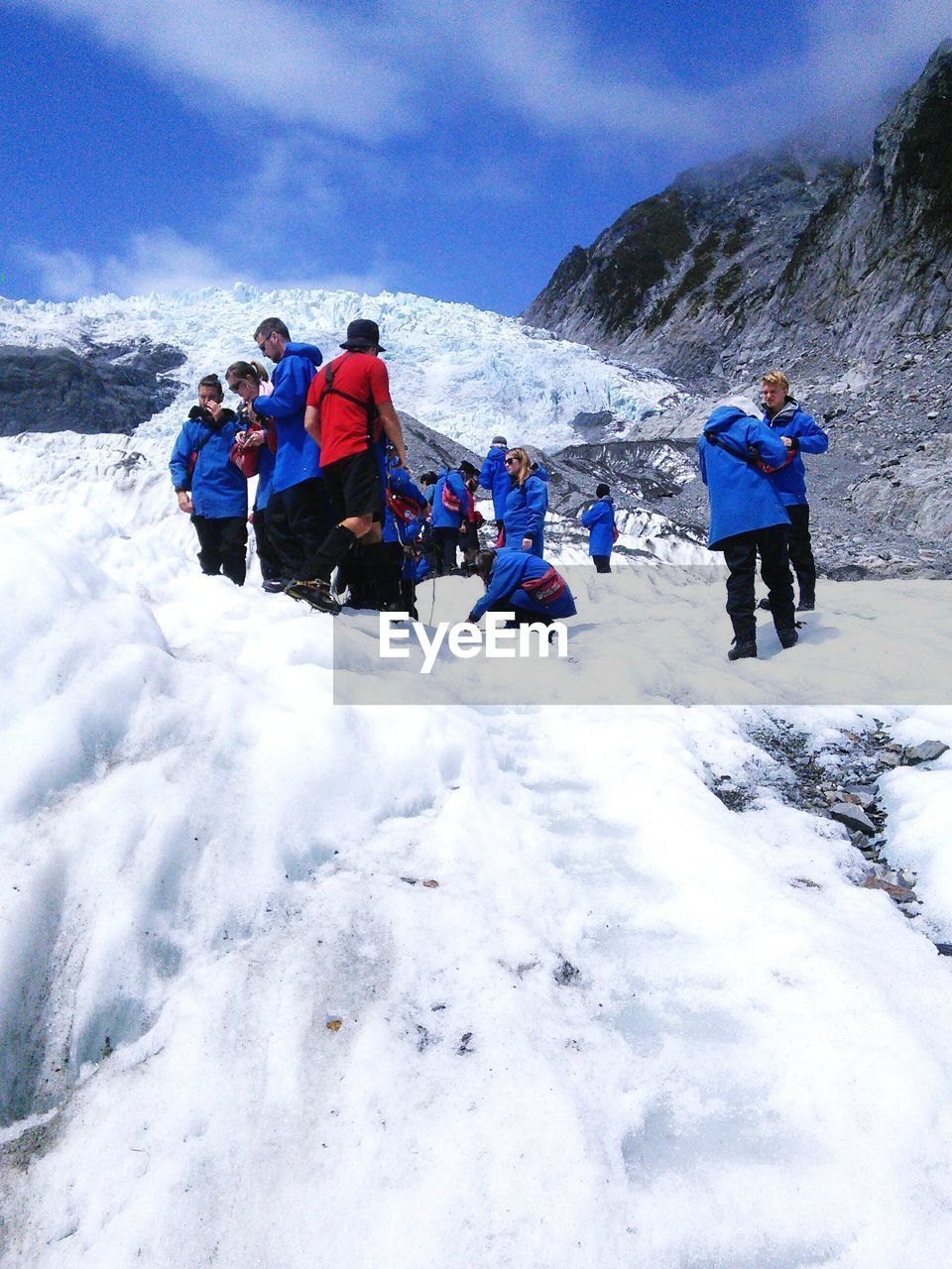 SCENIC VIEW OF SNOW COVERED MOUNTAINS