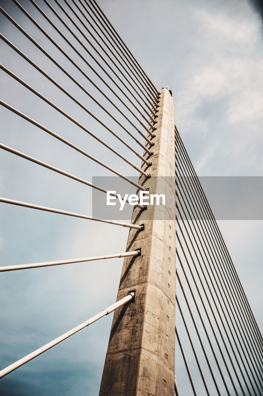 Low angle view of built structure against sky