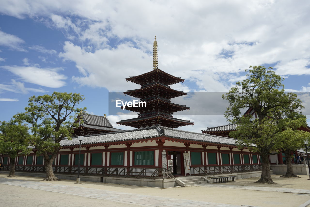 TRADITIONAL BUILDING AGAINST SKY