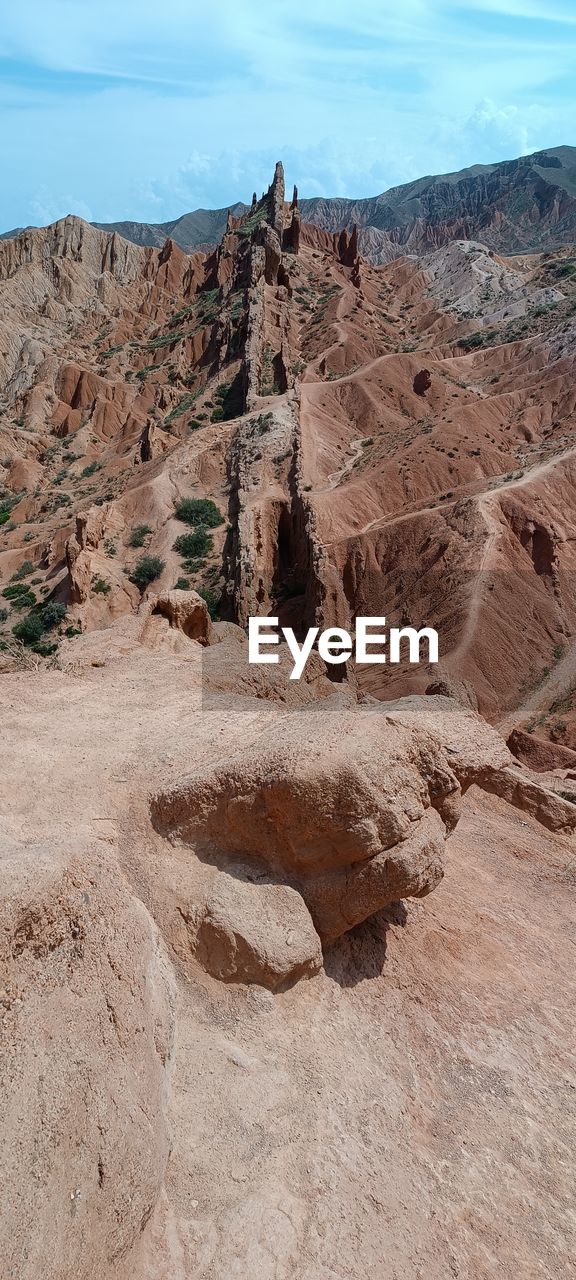 scenics - nature, rock, landscape, nature, land, sky, rock formation, environment, beauty in nature, non-urban scene, geology, natural environment, wadi, travel destinations, tranquility, desert, cloud, physical geography, tranquil scene, no people, climate, day, travel, soil, arid climate, outdoors, mountain, remote, extreme terrain, tourism, plateau, formation, terrain, sand, valley, idyllic