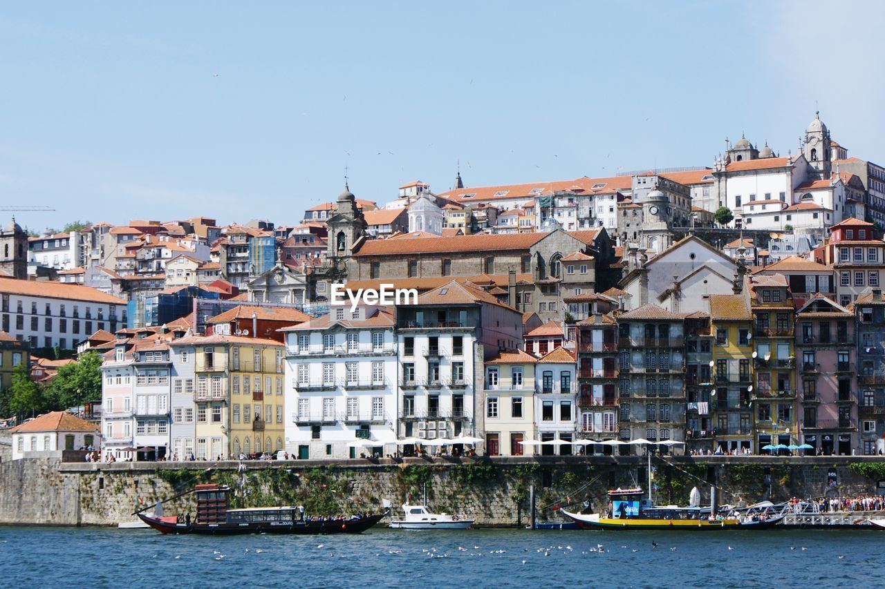 View of buildings at waterfront