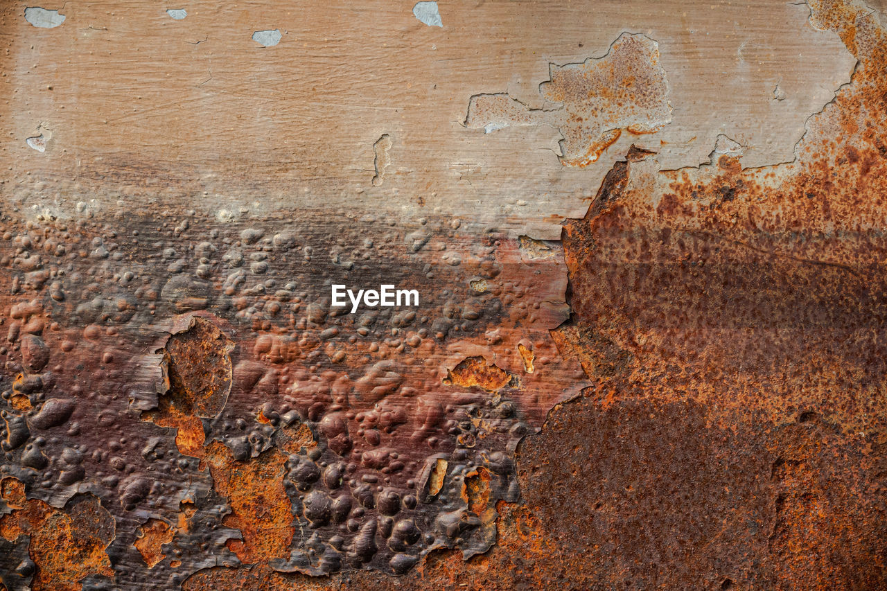 Texture .and details of rust, used as a background.