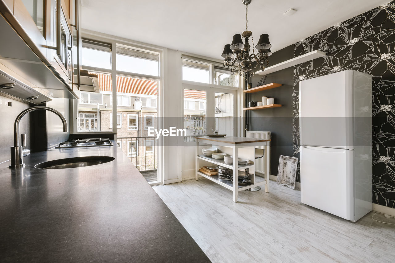 Interior of modern kitchen at home