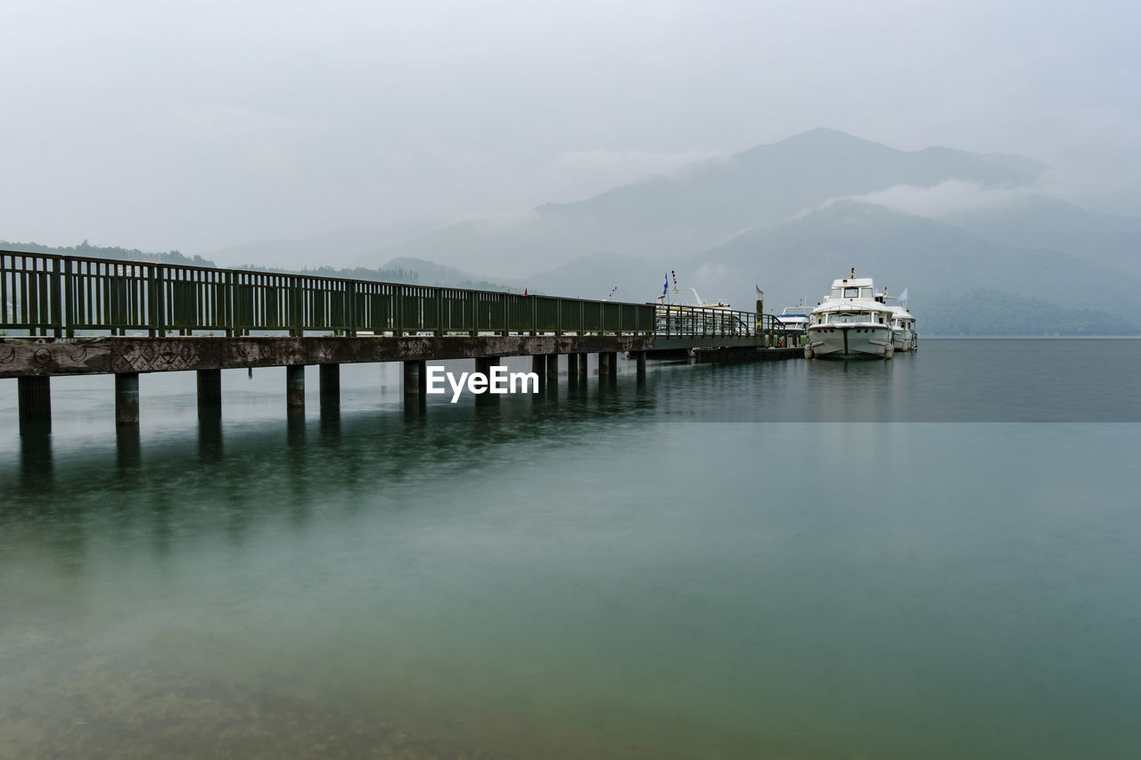 Pier over sea