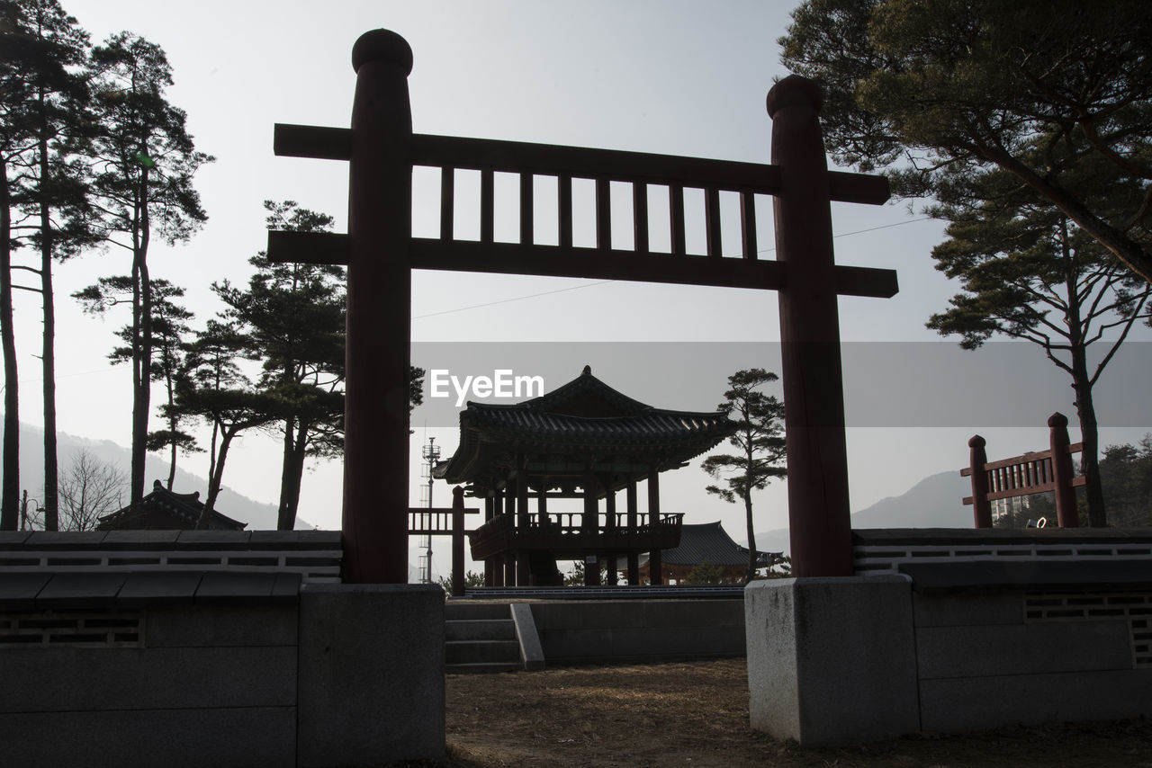 GAZEBO AGAINST SKY