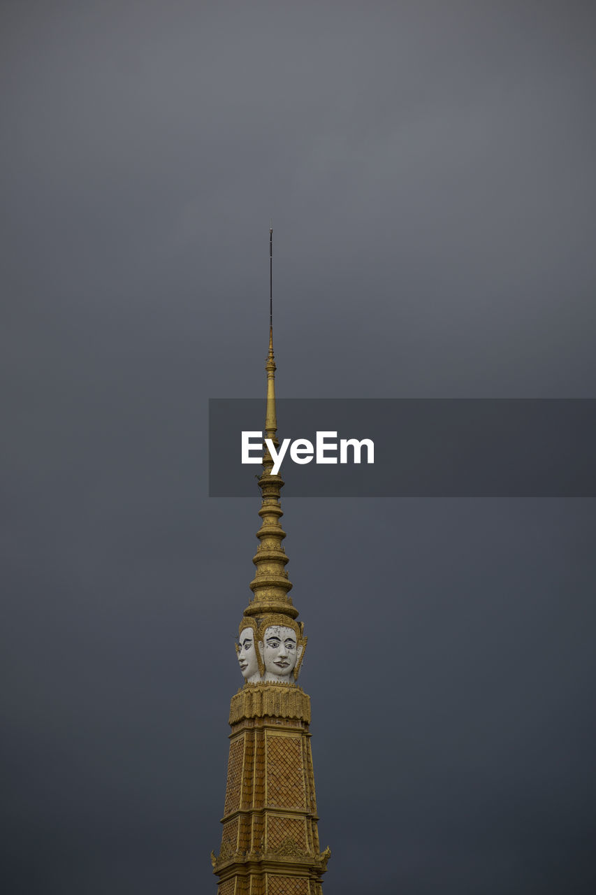 LOW ANGLE VIEW OF BELL TOWER AGAINST SKY