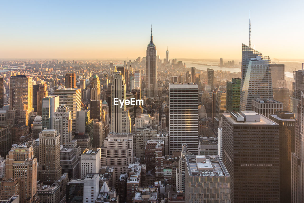 AERIAL VIEW OF CITY BUILDINGS