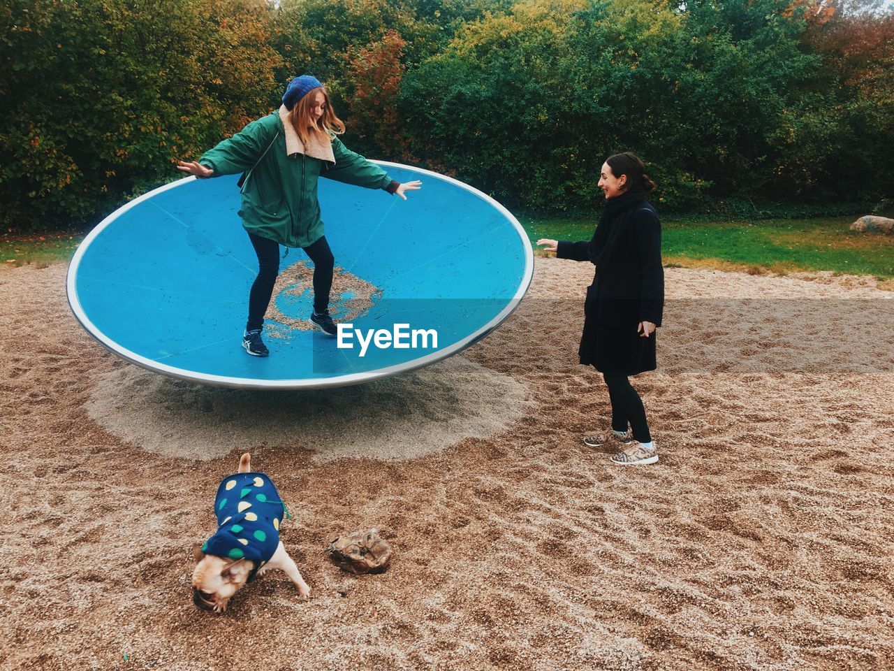 BOYS PLAYING IN PARK