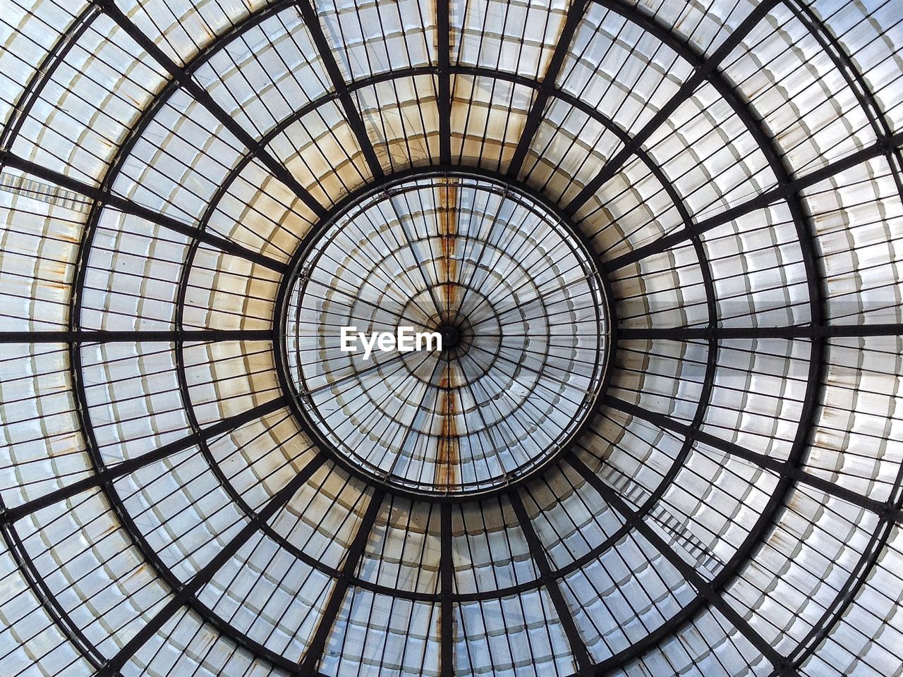 Low angle view of dome against sky