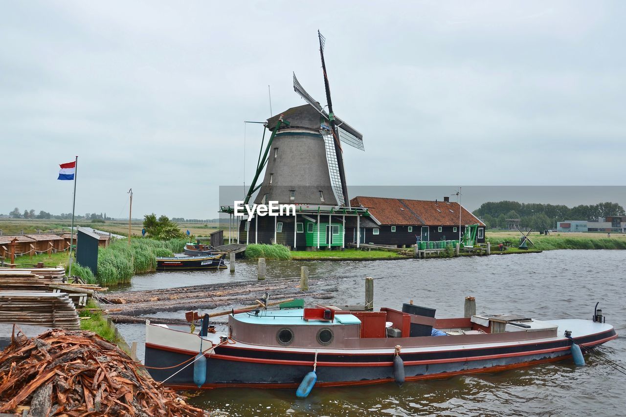 TRADITIONAL WINDMILL IN WATER