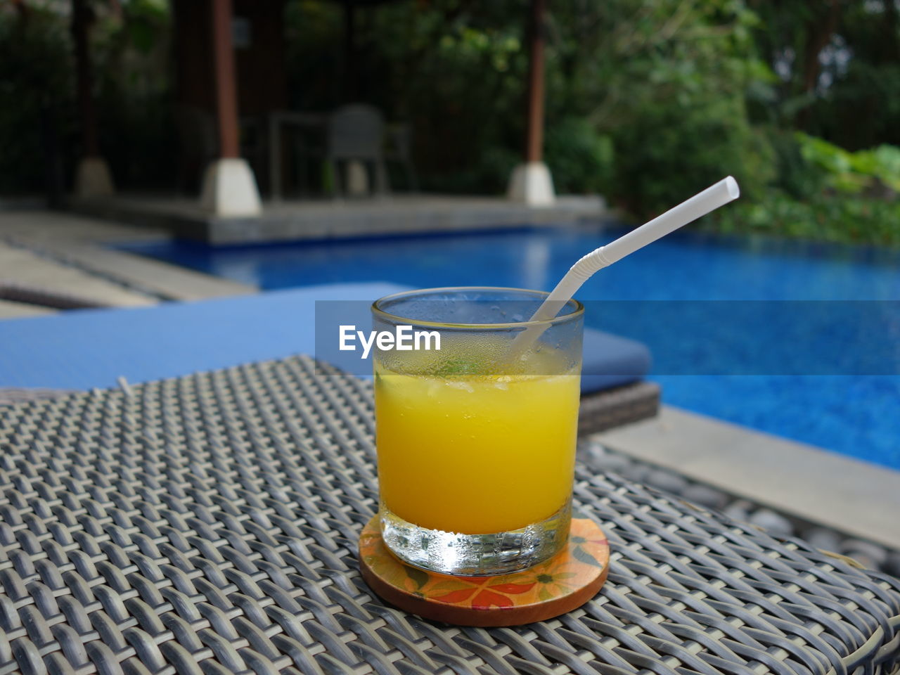 Close-up of drink on table