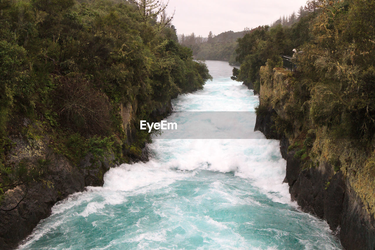 SCENIC VIEW OF WATERFALL