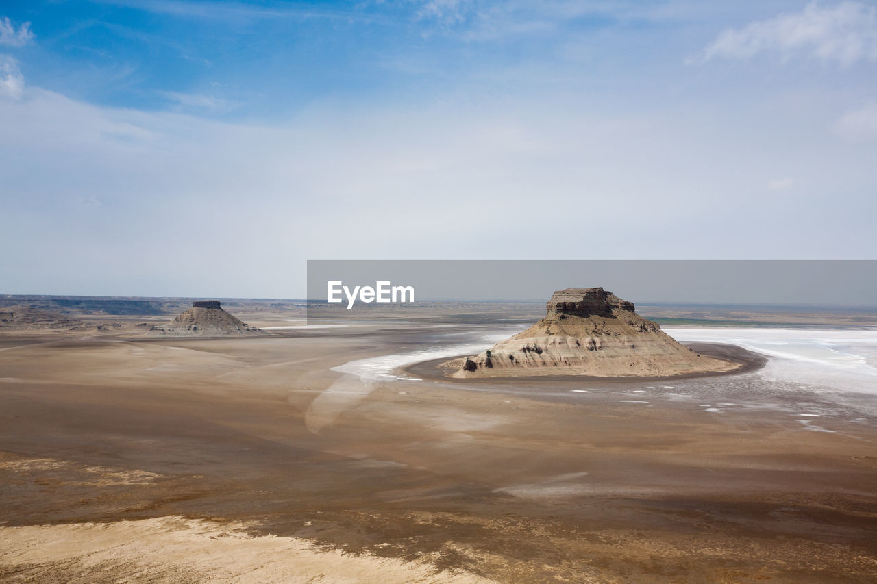 scenic view of beach