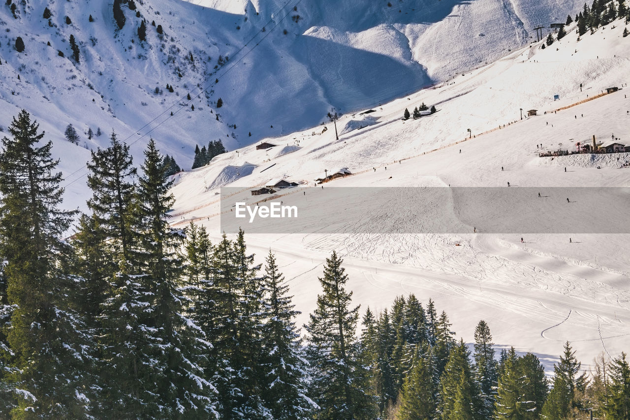 SCENIC VIEW OF SNOWCAPPED MOUNTAIN