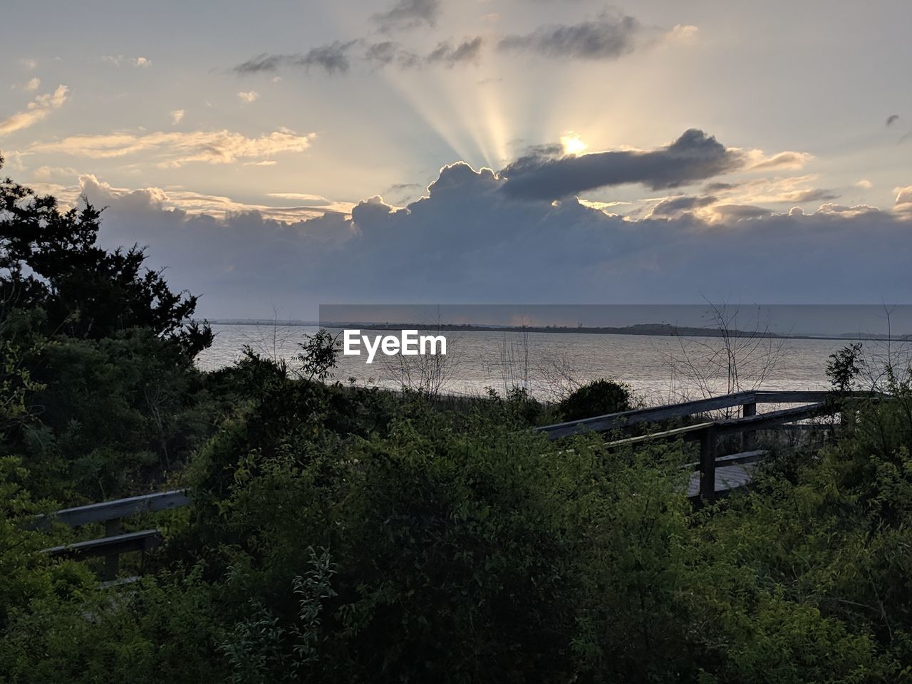 SCENIC VIEW OF SEA DURING SUNSET